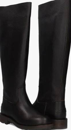 bruine shabbies hoge laarzen alyd tuba