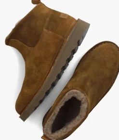 bruine shabbies vachtlaarzen palissa ankle boot