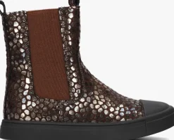 bruine shoesme chelsea boots sh23w005