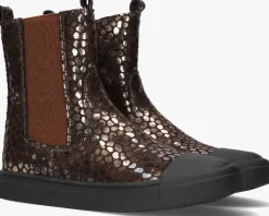 bruine shoesme chelsea boots sh23w005