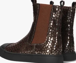 bruine shoesme chelsea boots sh23w005