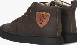 bruine shoesme hoge sneakers sh23w036