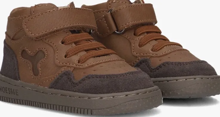 bruine shoesme hoge sneakers bn24w009