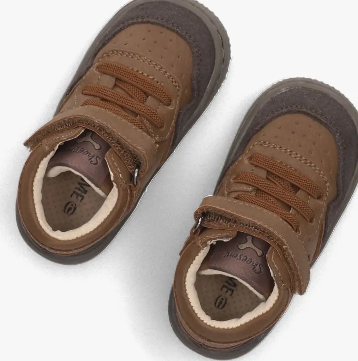 bruine shoesme hoge sneakers bn24w009