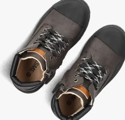 bruine shoesme hoge sneakers sw23w007