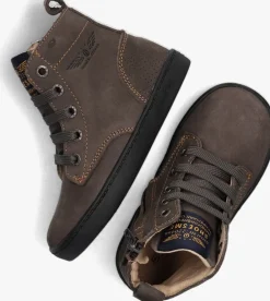 bruine shoesme hoge sneaker fl23w012