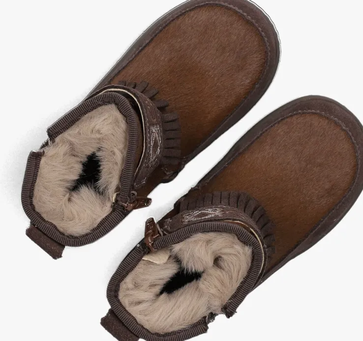 bruine shoesme vachtlaarzen fl24w016