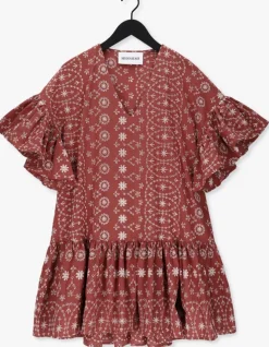 bruine silvian heach mini jurk medicham