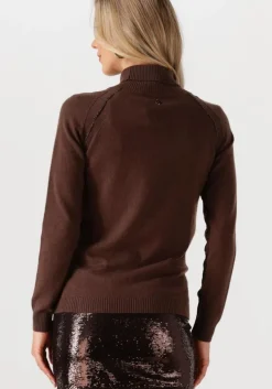 bruine silvian heach trui turtle neck sam