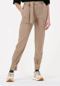 bruine simple pantalon woven pants hira struc