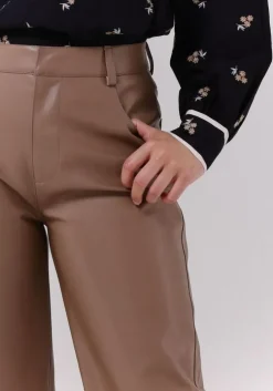 bruine sofie schnoor wijde broek trousers