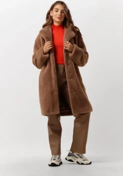 bruine sofie schnoor wijde broek trousers