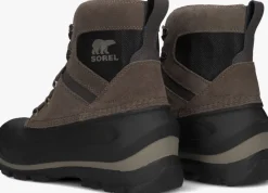 bruine sorel veterboots buxton lace wp