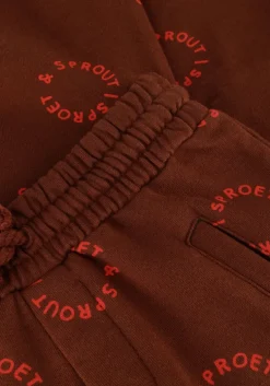 bruine sproet & sprout joggingbroek sweatpants sproet print