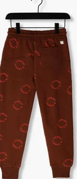 bruine sproet & sprout joggingbroek sweatpants sproet print
