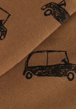 bruine sproet & sprout joggingbroek sweatpants oldtimer print