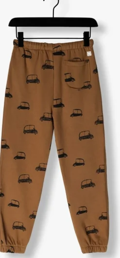 bruine sproet & sprout joggingbroek sweatpants oldtimer print