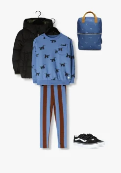 bruine sproet & sprout legging legging block stripe brown