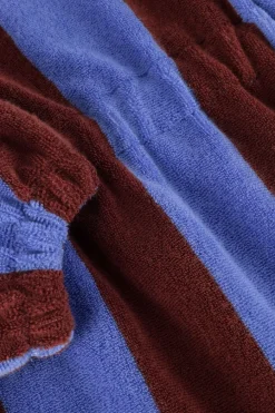 bruine sproet & sprout mini jurk dress terry stripes