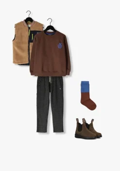 bruine sproet & sprout sokken socks colourblock brown