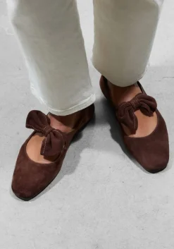 bruine stefano lauran ballerina's bailarina lazo