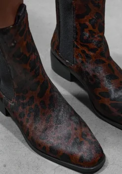 bruine stefano lauran chelsea boots botin plano