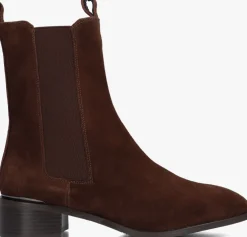 bruine stefano lauran chelsea boots botin plano