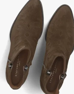 bruine stefano lauran enkellaarsjes 702-17