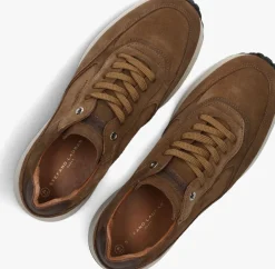 bruine stefano lauran lage sneakers champ