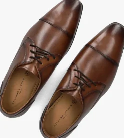 bruine stefano lauran nette schoenen stefano lauran veter