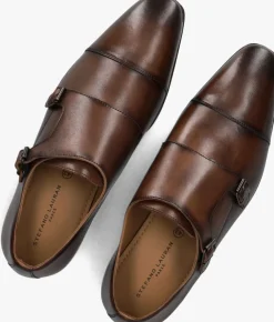 bruine stefano lauran nette schoenen stefano lauran gesp