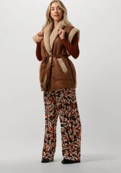 bruine studio amaya wijde broek anna