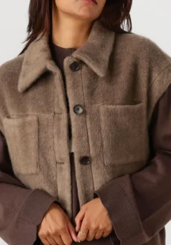 bruine studio ar bodywarmer plume