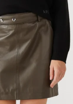 bruine studio ar minirok lain sheep soft waxed