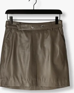 bruine studio ar minirok lain sheep soft waxed