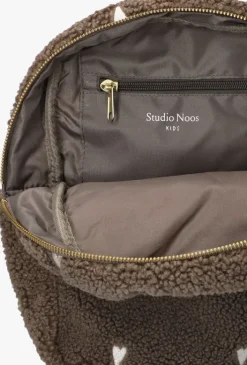bruine studio noos rugtas teddy hearts mini backpack