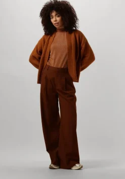 bruine summum top smocked top fine lurex jersey