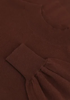 bruine summum trui mock neck sweater extra fine m