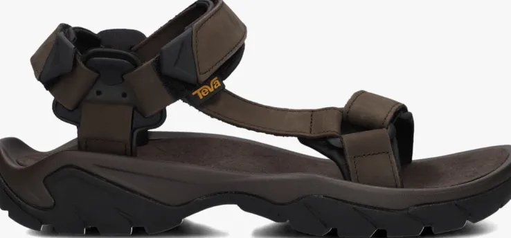 bruine teva platte sandalen terra fi 5 universal lee