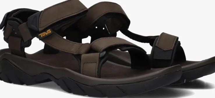 bruine teva platte sandalen terra fi 5 universal lee