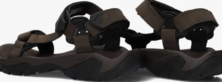 bruine teva platte sandalen terra fi 5 universal lee