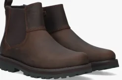 bruine timberland chelsea boots courma kid