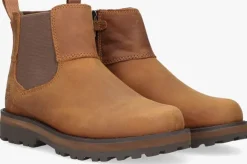 bruine timberland chelsea boots courma kid