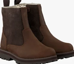bruine timberland enkelboots courma kid warm lined