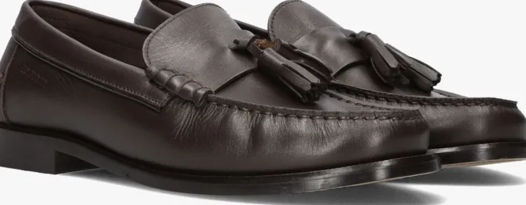 bruine tommy hilfiger loafers tassel lth loafer