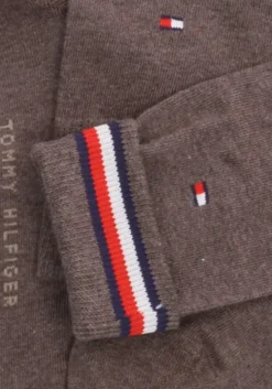 bruine tommy hilfiger sokken th men sock classic