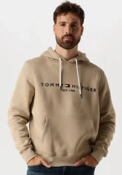 bruine tommy hilfiger sweater tommy logo hoody