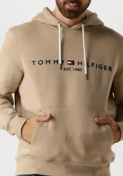 bruine tommy hilfiger sweater tommy logo hoody
