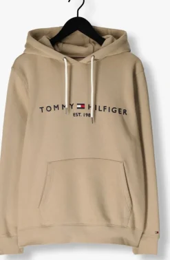 bruine tommy hilfiger sweater tommy logo hoody