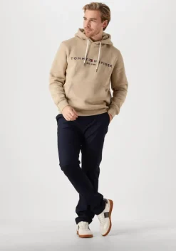 bruine tommy hilfiger sweater tommy logo hoody